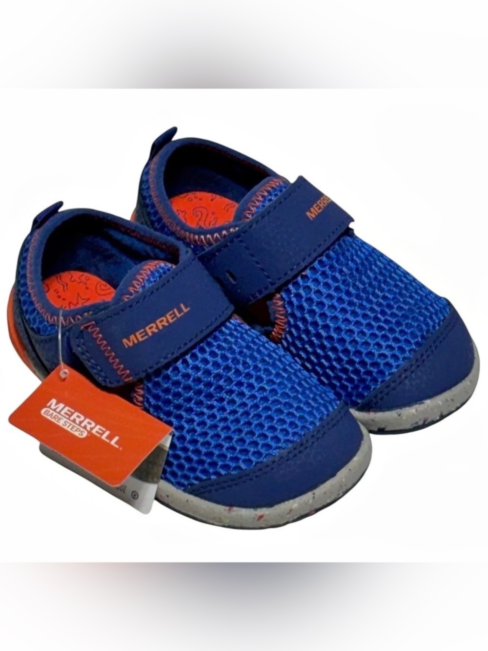NEW Merrell Shoes Boys Infant 6 Months Blue Sneakers Bare Steps Comfort